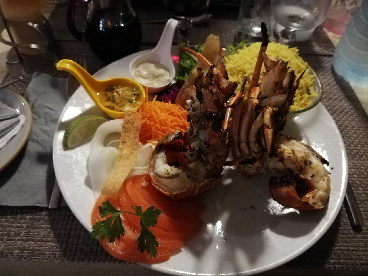 Langouste grillée du Lucullus